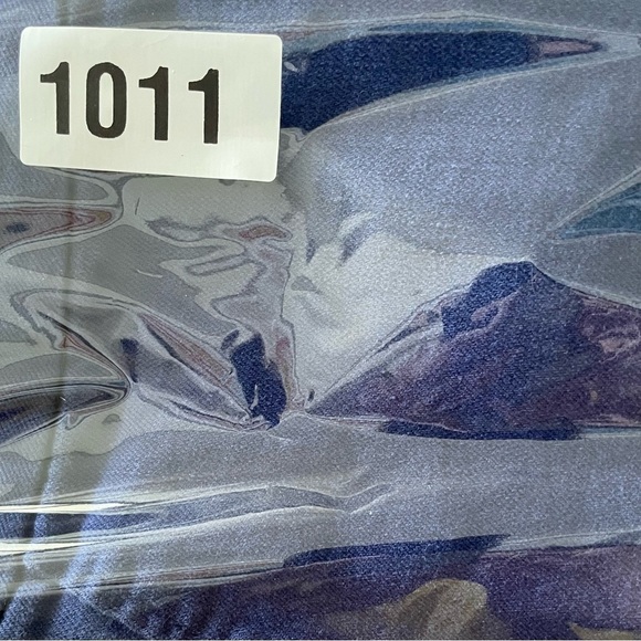 Blue Rain Women's Scallop Hem Shorts Mid Rise Chino Royal Blue Size medium - Picture 6 of 6